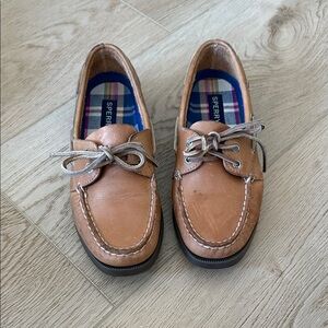 Sperry Women's Tan Leather Boat Shoes